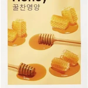 Airy Fit Sheet Mask - Honey - Μάσκα με μέλι, βιταμίνες, μέταλλα, αμινοξέα για σύσφιξη Μάσκα Προσώπου, 19 g