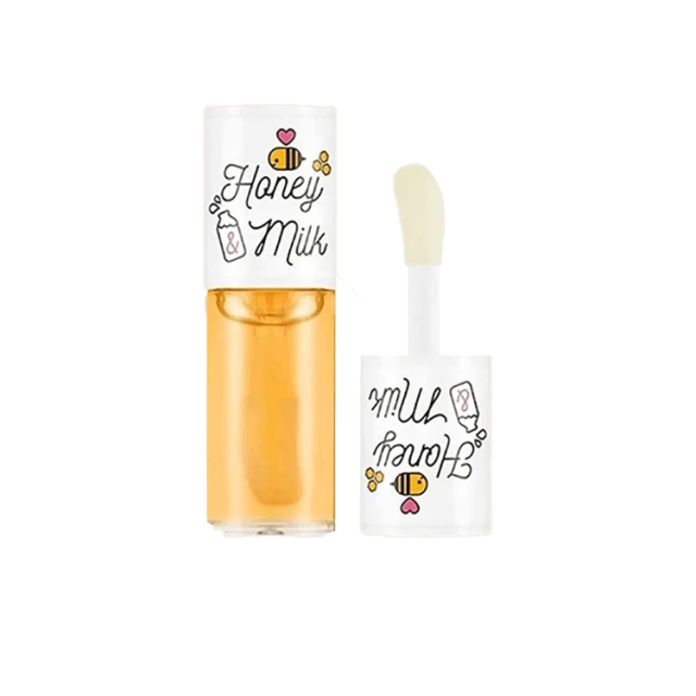 Honey & Milk Lip oil - Ενυδατικό έλαιο χειλιών Περιποίηση χειλιών, 5 g