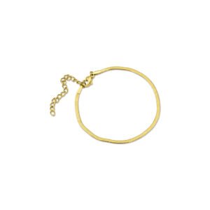 ΓΥΝΑΙΚΕΙΟ ΑΤΣΑΛΙΝΟ SNAKE ΒΡΑΧΙΟΛΙ ΣΕ ΧΡΥΣΟ ΧΡΩΜΑ