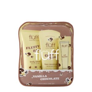 Fluff Face & Body Care Set VANILLA CHOCOLATE 3pcs