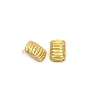 ΓΥΝΑΙΚΕΙΑ ΑΤΣΑΛΙΝΑ ΣΚΟΥΛΑΡΙΚΙΑ ΑΥΤΙΩΝ ΣΕ ΧΡΥΣΟ ΧΡΩΜΑ