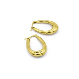 ΓΥΝΑΙΚΕΙΑ ΑΤΣΑΛΙΝΑ ΣΚΟΥΛΑΡΙΚΙΑ ΟΒΑΛ ΚΡΙΚΟΙ ΣΕ ΧΡΥΣΟ ΧΡΩΜΑ