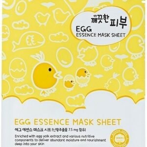 Pure Skin Egg Essence Mask Sheet - Μάσκα ενυδάτωσης για ξηρό δέρμα Μάσκα Προσώπου, 25 ml